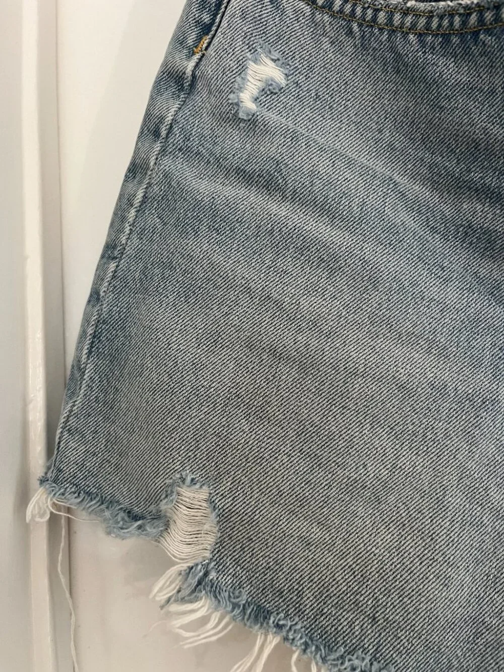 NWT AGOLDE Parker Long Short Vintage Denim Shorts (Swapmeet) - Women's 32
